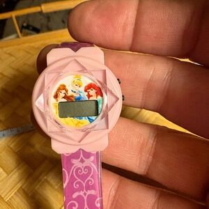 Disney Pink and Silver Kids' Watch